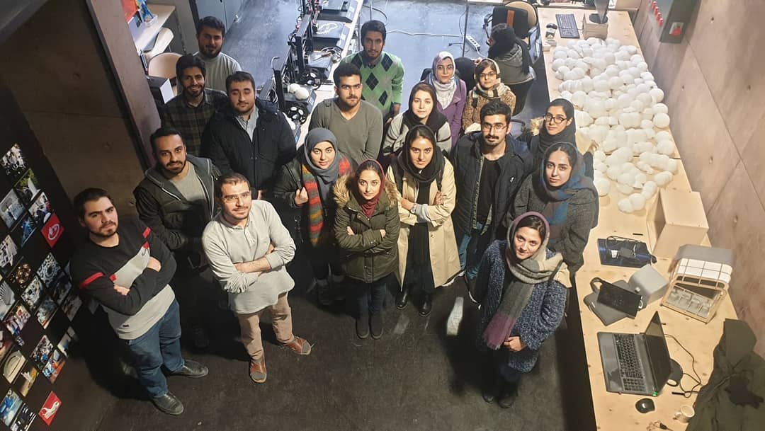 بازدید انجمن تکنولوژی معماری دانش‌گاه تهران از فب‌لب